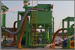 Dây chuyền Máy phun bi <br/>di động ngoài trời
