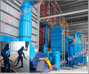 Dây chuyền máy phun bi làm <br/> sạch và sơn tổng đoạn