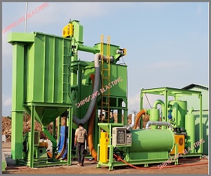 Dây chuyền Thiết bị<br>máy phun bi di động 