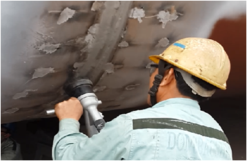 Máy phun bi làm sạch <br/> đường hàn